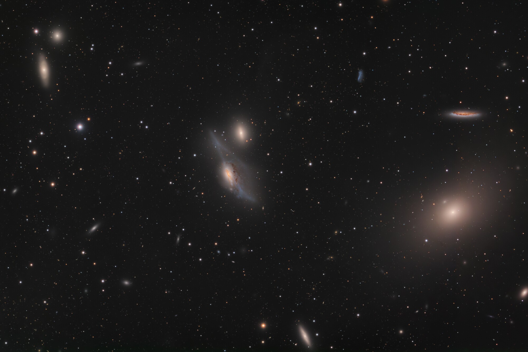 NGC 4438 & NGC 4435 — Markarian’s Eyes