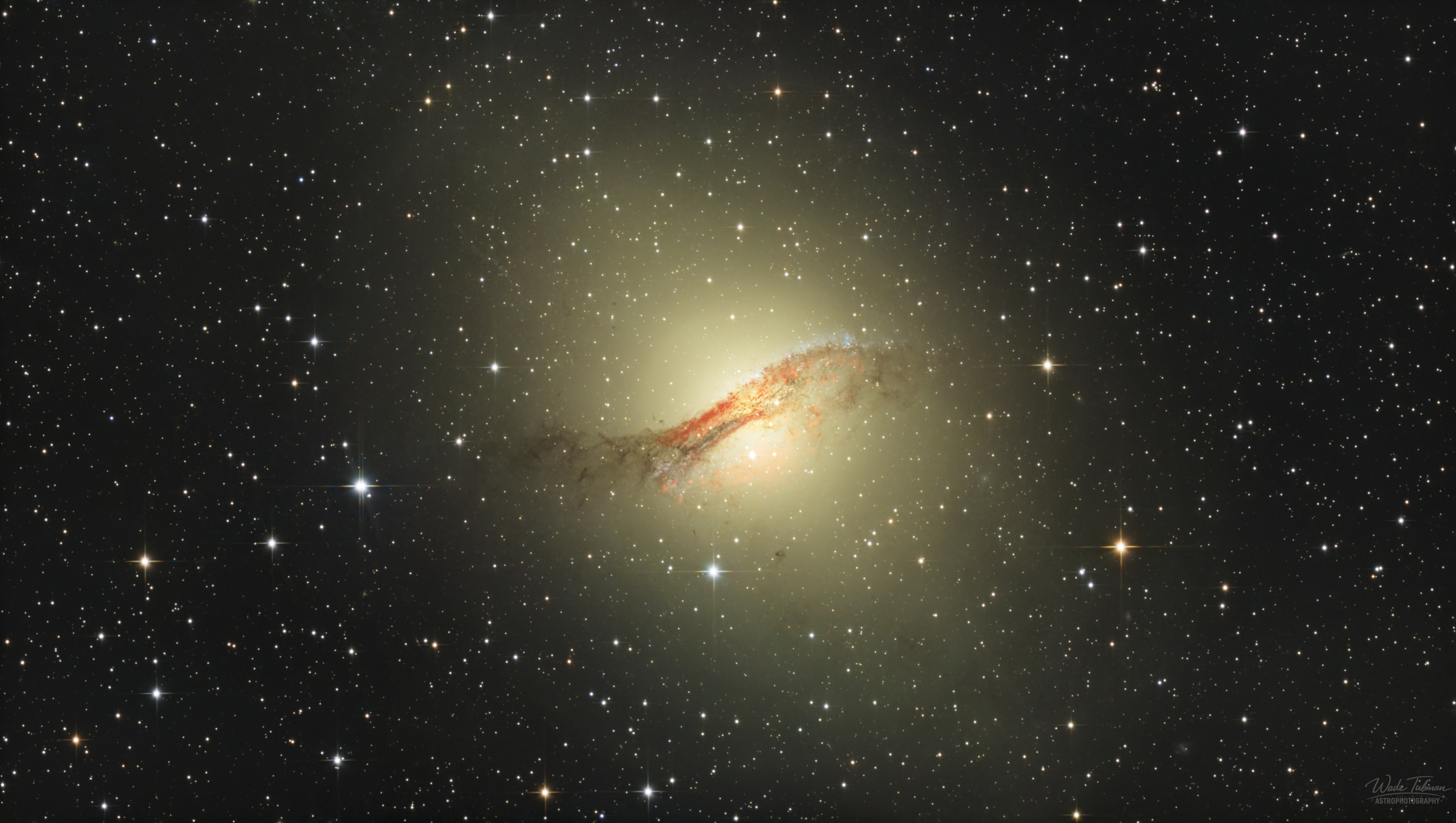 NGC 5128 Centaurus A with Ha