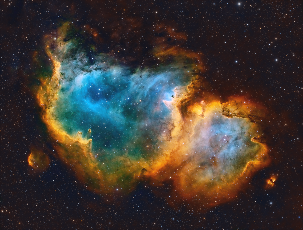 IC 1848 Soul Nebula (SHO-RGB)
