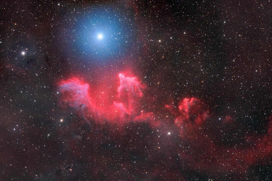 IC 63 Ghost Nebula