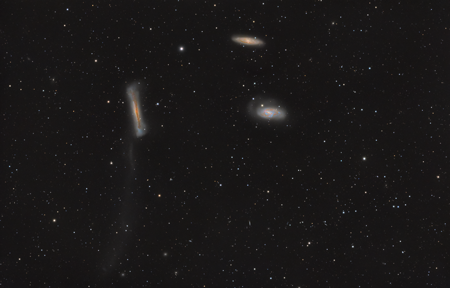 Leo Triplet - M65, M66, NGC 3628