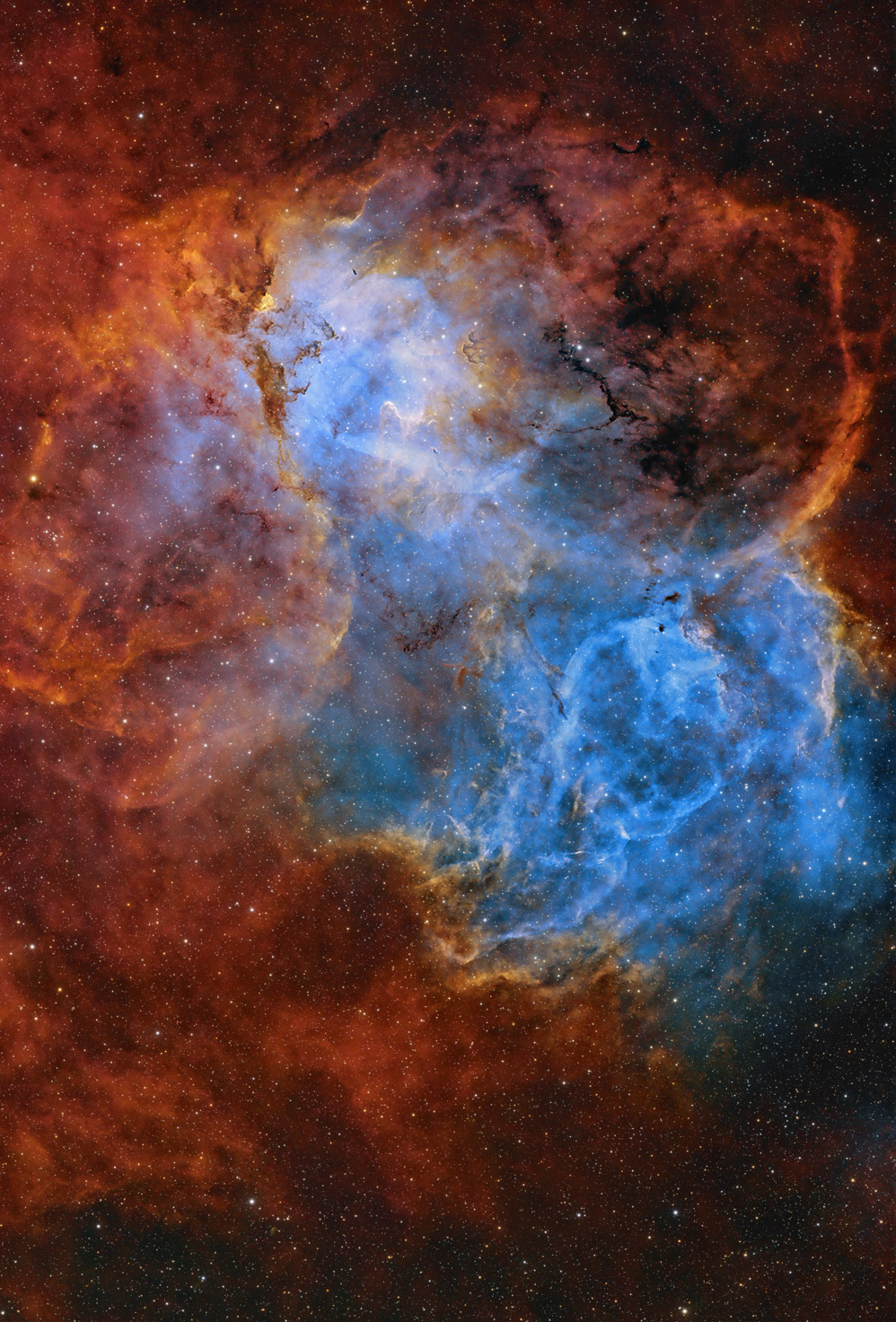 Sh2-132 Lion Nebula in Cepheus - 35h
