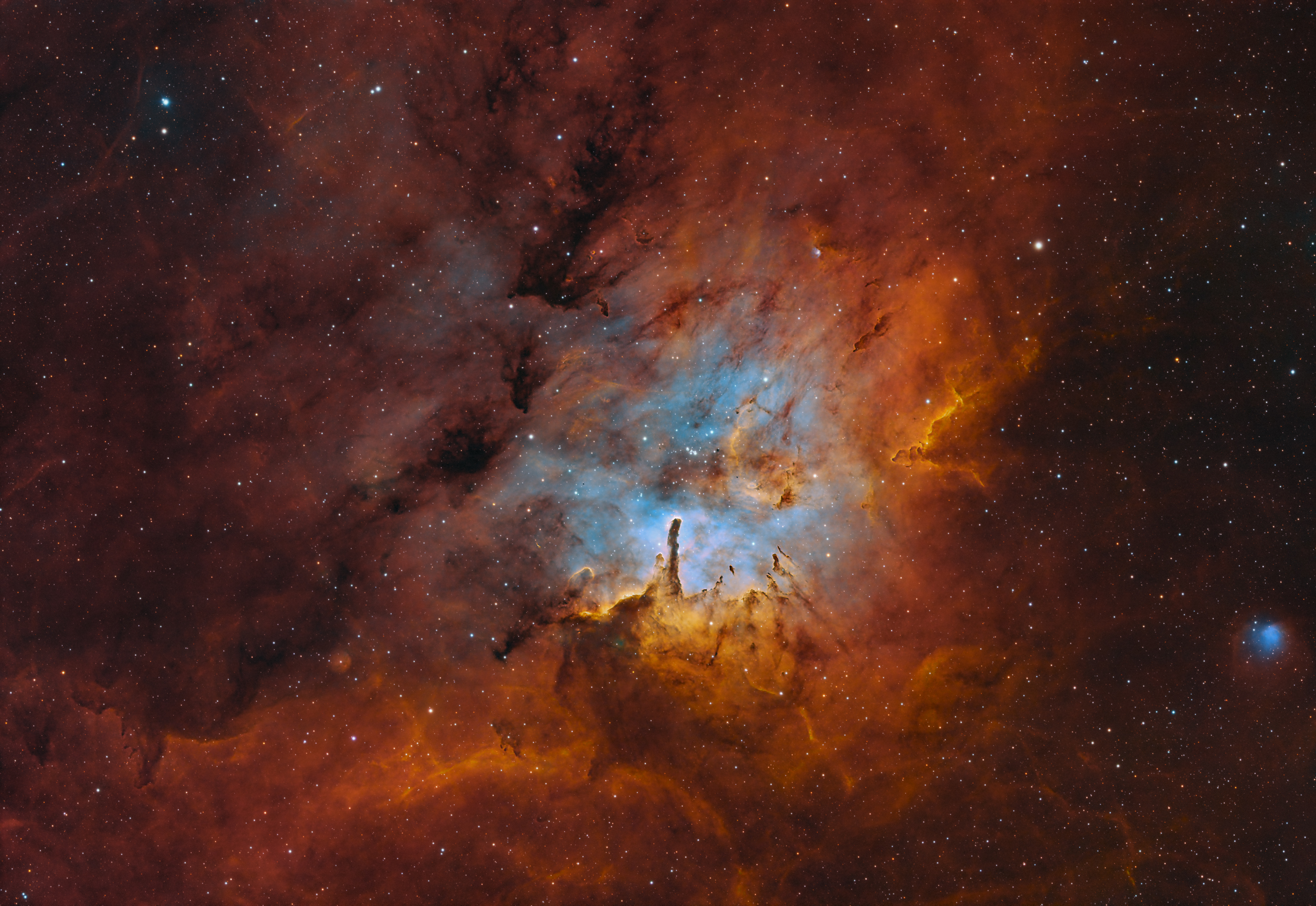 NGC 6823 and Sh2-86