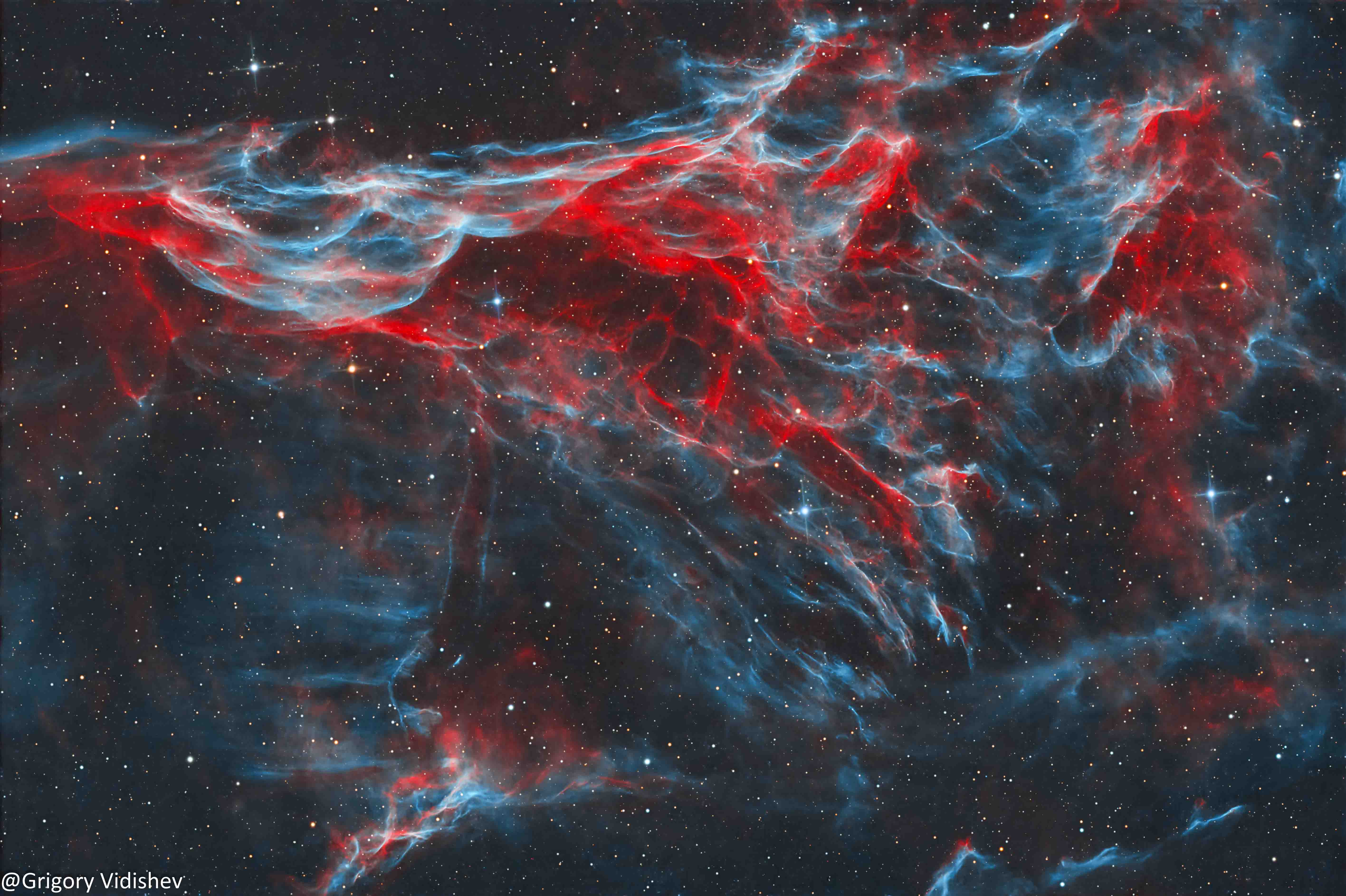 NGC6960, Pickering Triangle