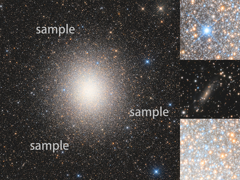 NGC5139 with 20" F3.8 reflector in RGB