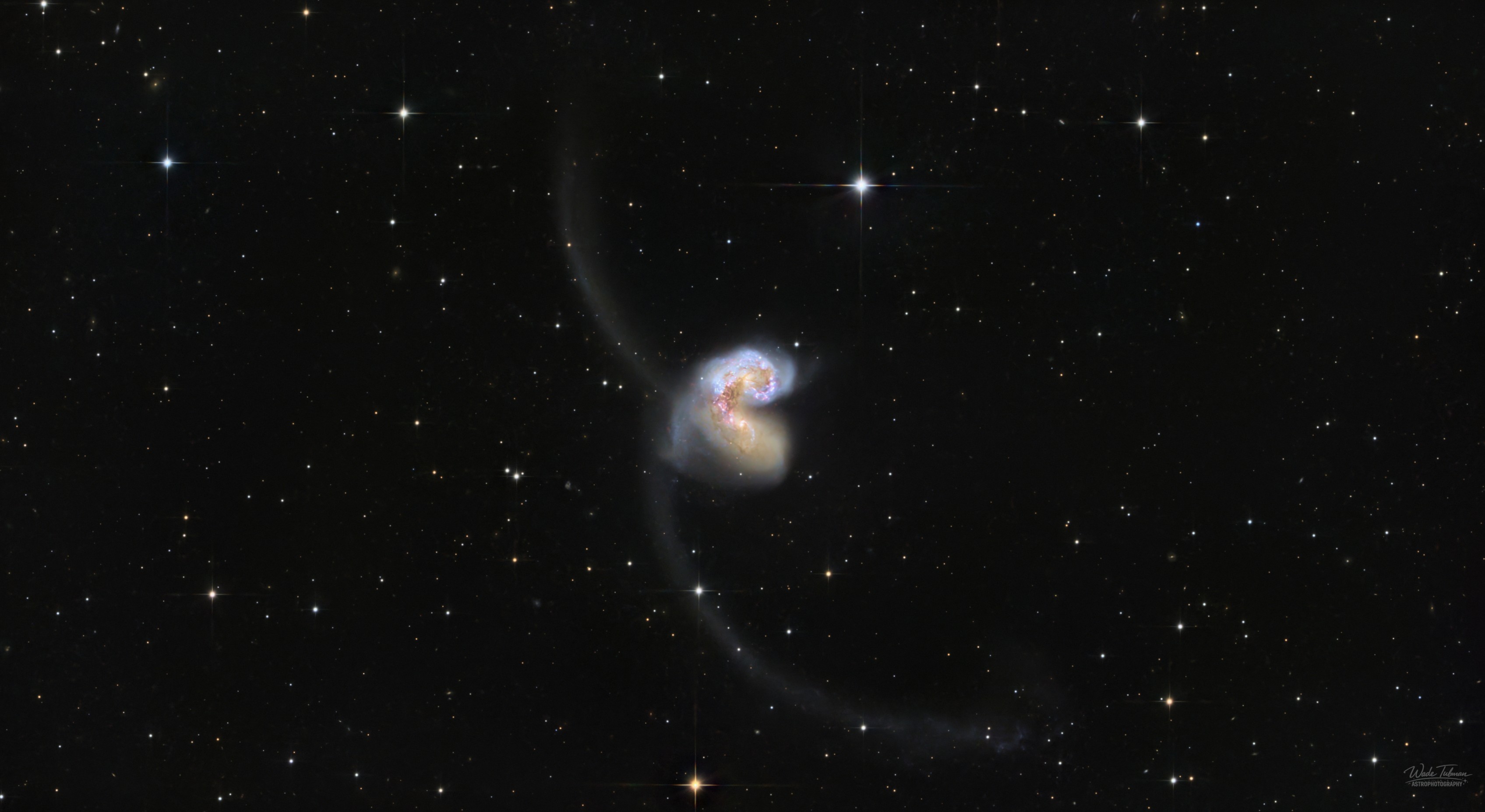 NGC 4038 Antennae colliding galaxies (C60/C61)