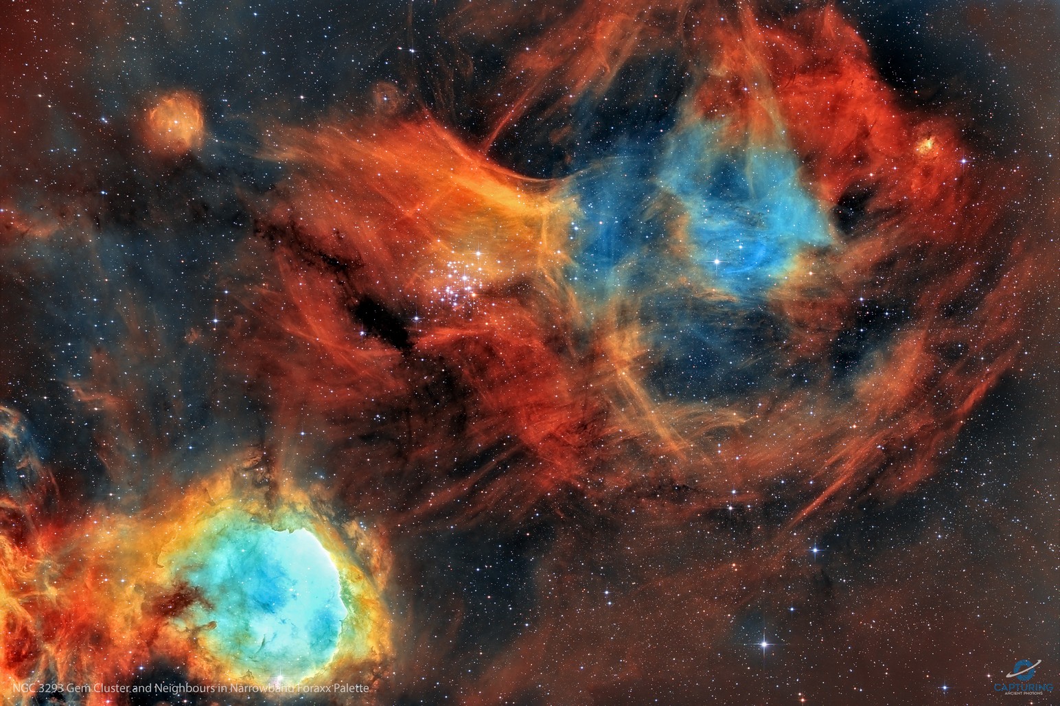 NGC 3293 Gem Cluster (SHORGB)