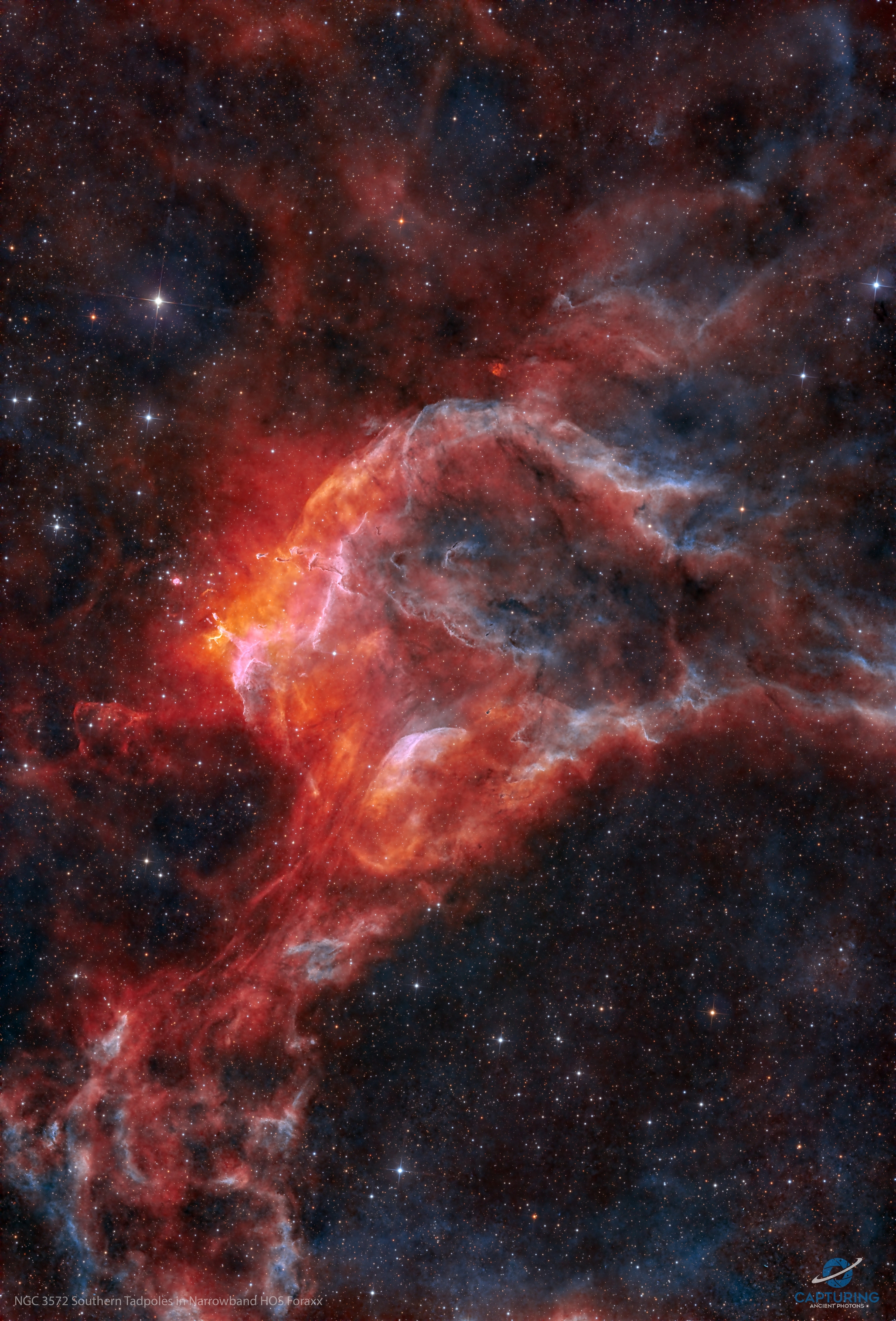 NGC 3572 Southern Tadpoles (HOSRGB)