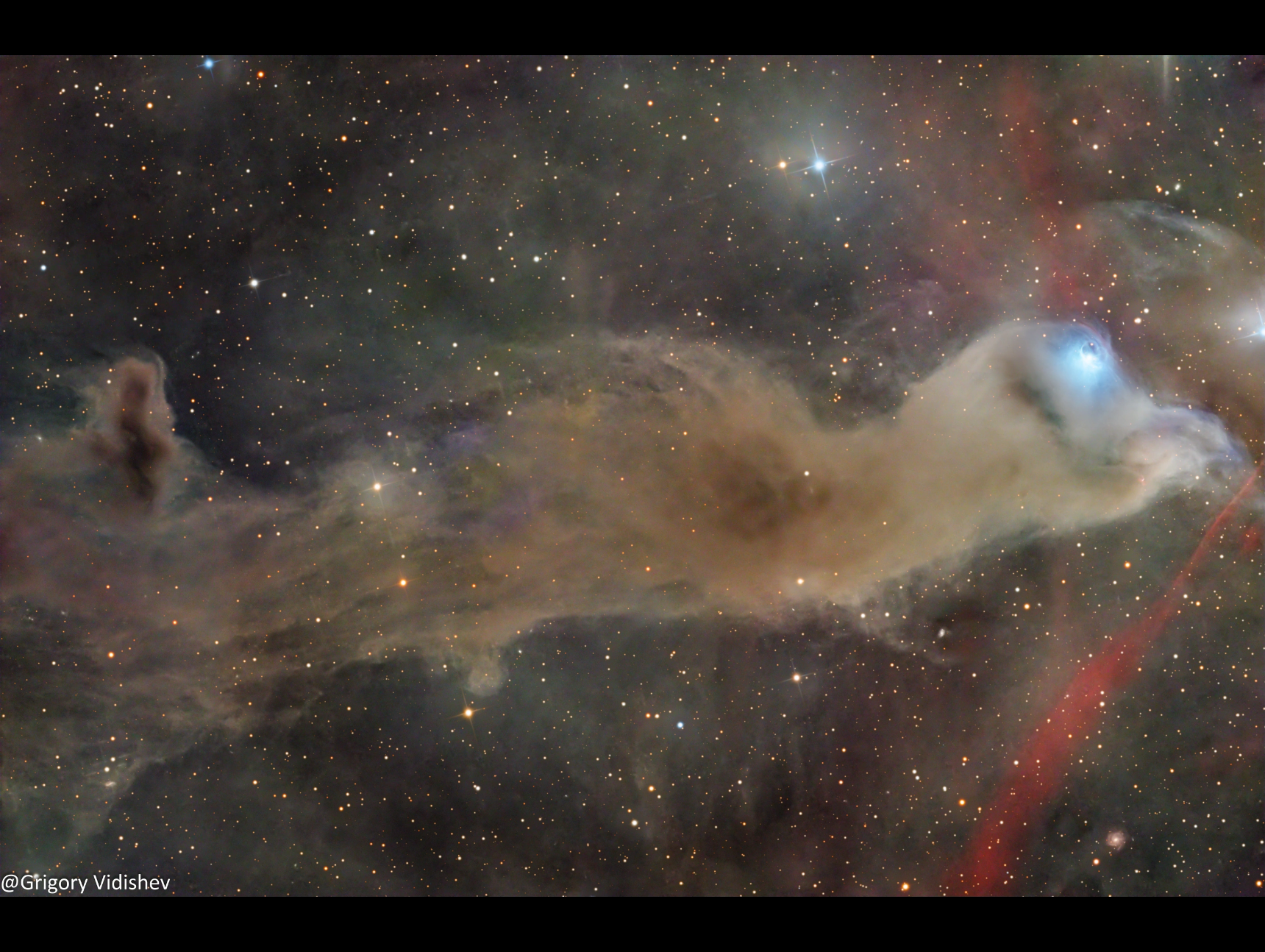 VdB-152, the Wolf's Cave Nebula