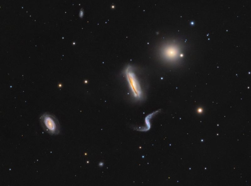Hickson 44 - NGC 3185, NGC 3187, NGC 3190, NGC 3193