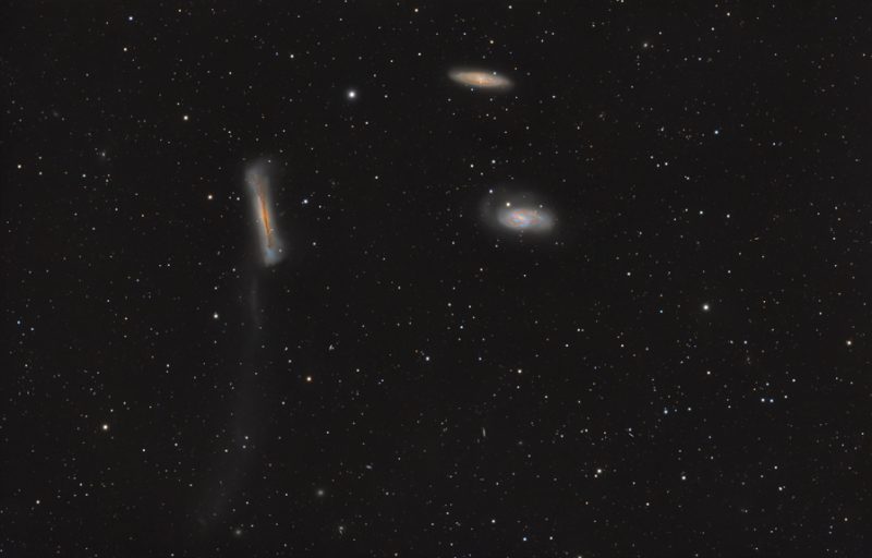 Leo Triplet - M65, M66, NGC 3628