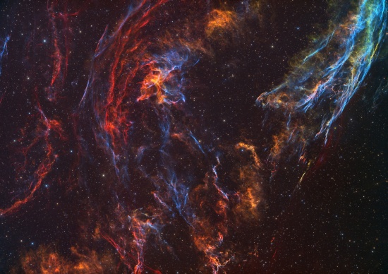 West Veil Dragen Head - Astrophotography Image - stack, Master Light Frames to download - AG Optical 10" iDK F6.7