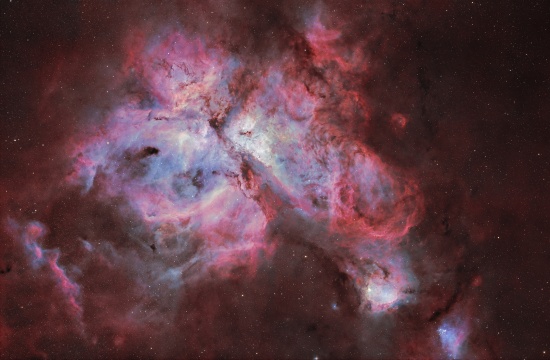 Carina Nebula - Astrophotography Image - stack, Master Light Frames to download - Sky-Watcher Esprit 100ED APO