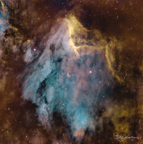 IC 5070 Pelican Nebula - Astrophotography Image - stack, Master Light Frames to download - Ridian 75mm