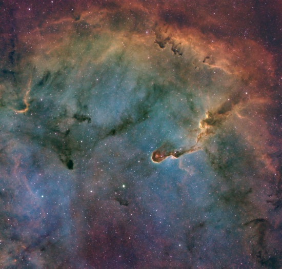 ELEPHANT TRUNK NEBULA ( IC1396A ) - Astrophotography Image - stack, Master Light Frames to download - WILLIAM OPTICS REDCAT 71
