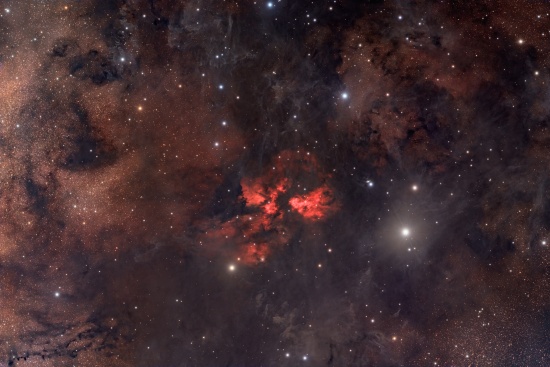 Sh2-64 / LBN 90 - Astrophotography Image - stack, Master Light Frames to download - Sky-Watcher Esprit 120mm