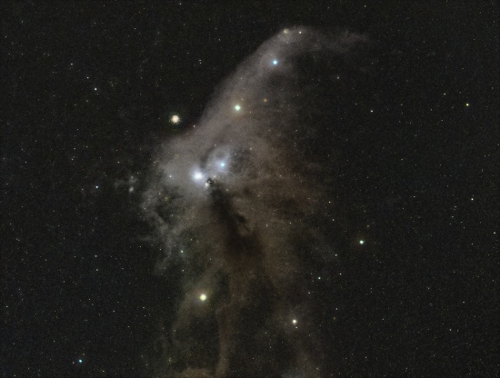 R CrA Nebula - NGC 6726 - Astrophotography Image - stack, Master Light Frames to download - Redcat 51