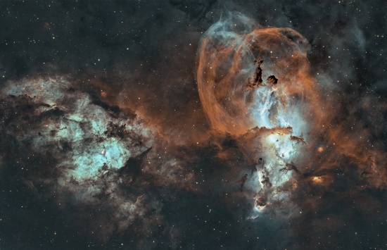 NGC3579 The Statue of Liberty - Imagen de astrofotografía - apilado, Master Light Frames para descargar - Celestron EdgeHD 9.25