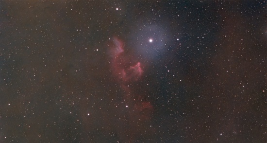 IC 63 - Astrophotography Image - stack, Master Light Frames to download - Askar FMA 180 Pro