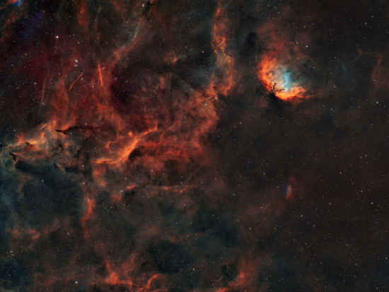 Sh2 - 101 - Imagen de astrofotografía - apilado, Master Light Frames para descargar - Askar Fra 400