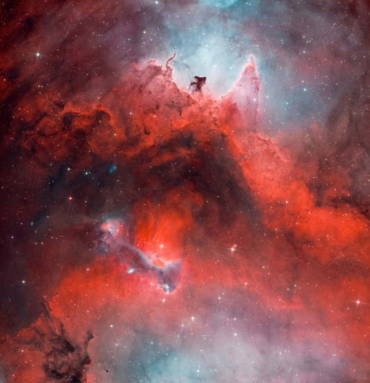 Soul nebula - Astrophotography Image - stack, Master Light Frames to download - Bresser Messier 203/1200