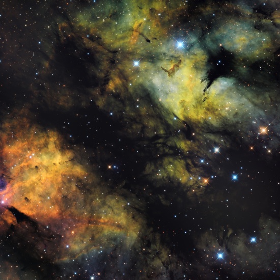 IC 1318B — SHO Master Dataset - Astrophotography Image - stack, Master Light Frames to download - AG Optical 10" iDK F6.7