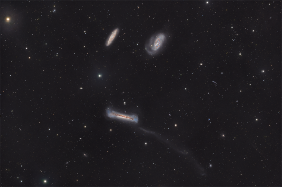 M65 – M66 – NGC3628 – Leo Triplet - Astrophotography Image - stack, Master Light Frames to download - Sky-Watcher Esprit 120mm