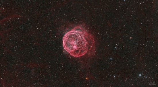 Henize 70  - N70 Superbubble - Zdjęcia Astrofotografia - stack, Master Light Frames do pobrania - Sky-Watcher 200PDS