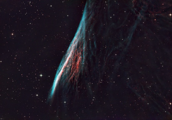Pencil Nebula — NGC 2736 - Zdjęcia Astrofotografia - stack, Master Light Frames do pobrania - Sky-Watcher 200PDS