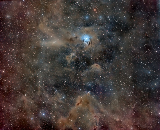 iris nebula - Astrophotography Image - stack, Master Light Frames to download - Samyang 135mm F2.0 ED UMC