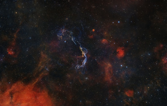 SNR G126.201.6 - Astrophotography Image - stack, Master Light Frames to download - Sky Rover 130 SA