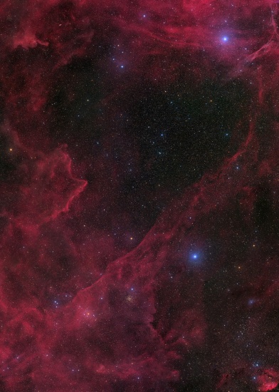 Puppis Complex (6 Panels Mosaic) - Astrophotography Image - stack, Master Light Frames to download - Takahashi FSQ-106EDX III