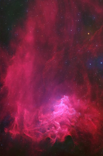 IC 405 - Flaming Star Nebula - Astrophotography Image - stack, Master Light Frames to download - Sky Rover 180mm APO Pro