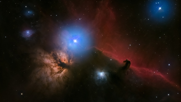 IC434 The Horsehead Nebula and Flame Nebula