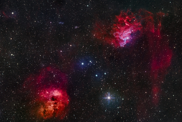 Flame Nebula and Tadpols