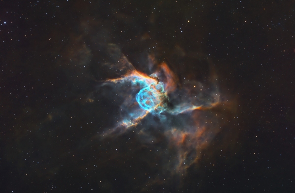 NGC 2359 · Thor's Helmet Nebula (SHO + RGB)
