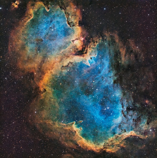 Soul Nebula - Zdjęcia Astrofotografia - stack, Master Light Frames do pobrania - askar 71F