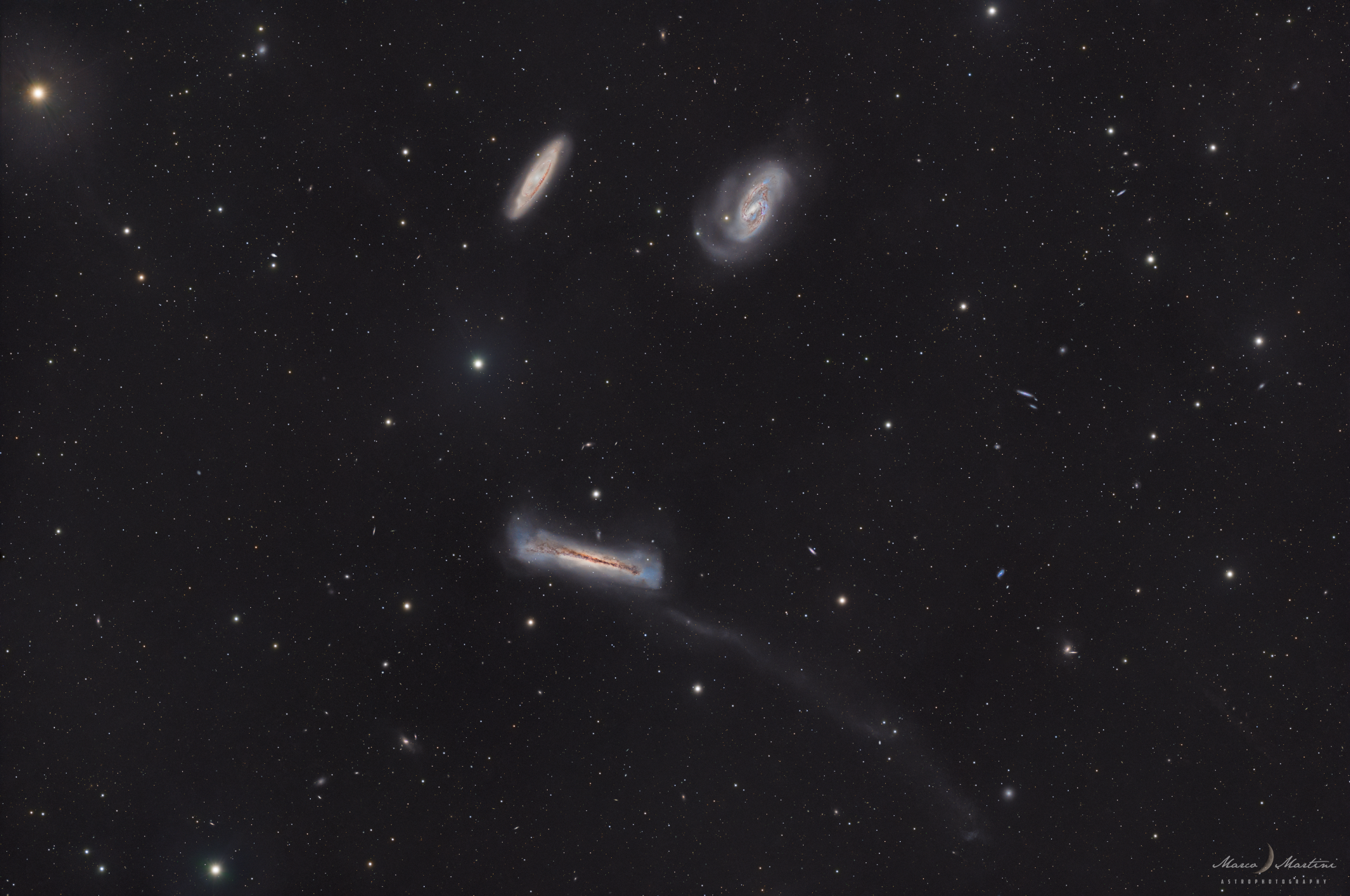 Leo Triplet - M 65 - M 66 - NGC 3628