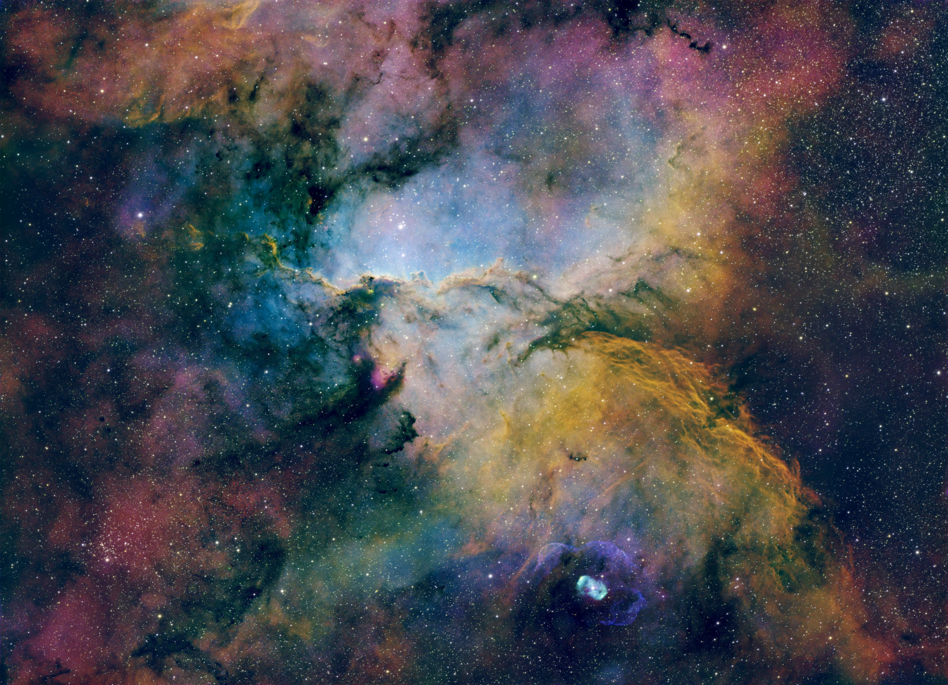 NGC 6188 Fighting Dragons of Ara (SHO)