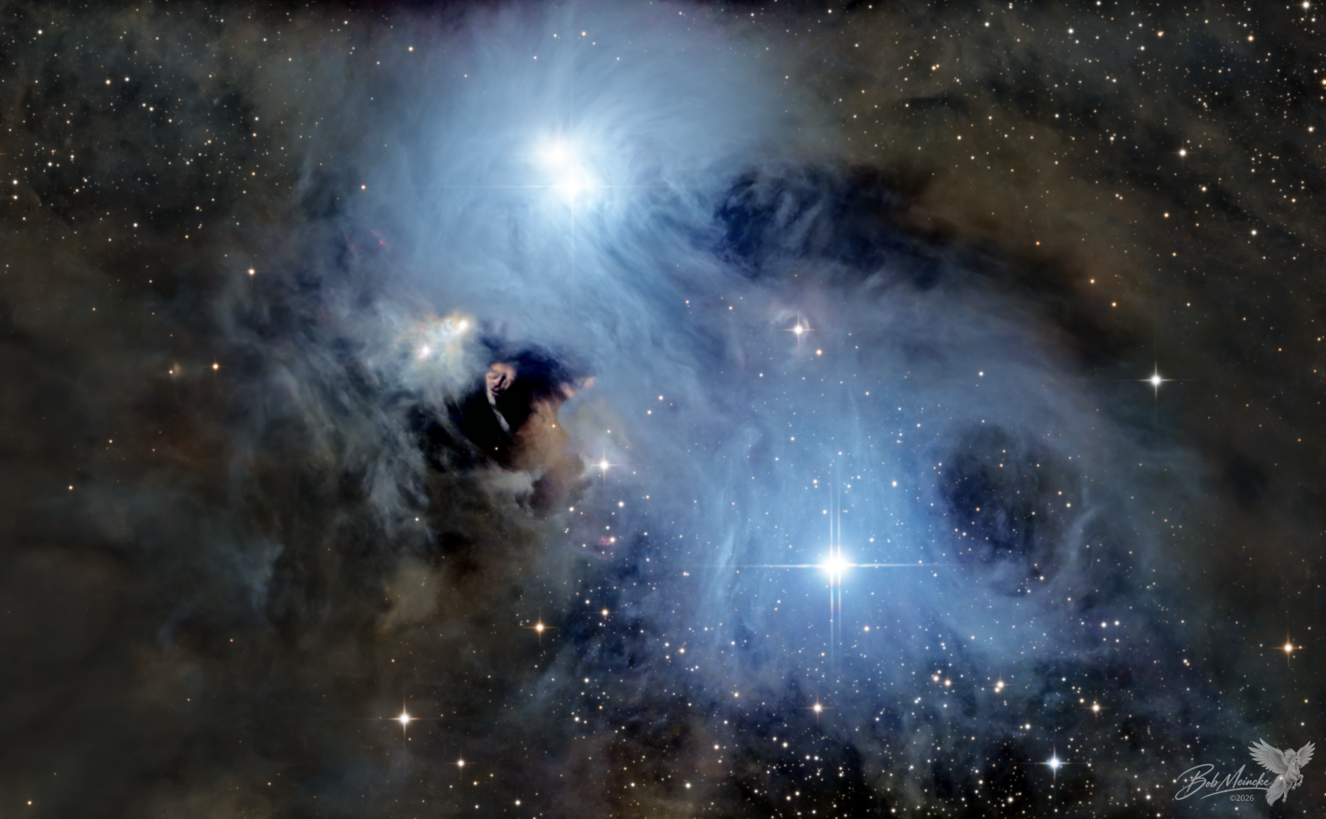 NGC 6726 — Where the Darkness Becomes Light