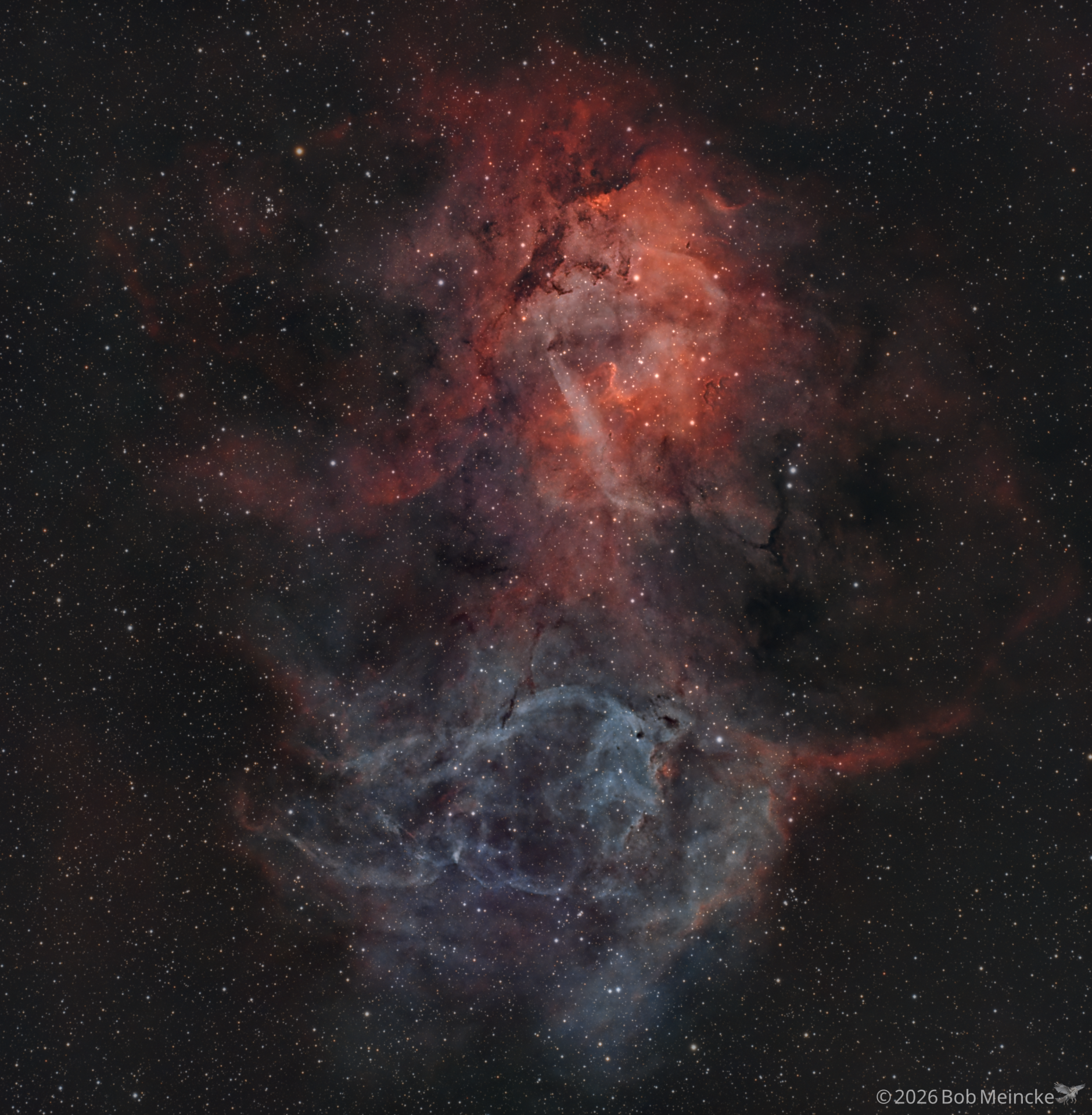 Sh2-132 - The Heraldic Lion Roars