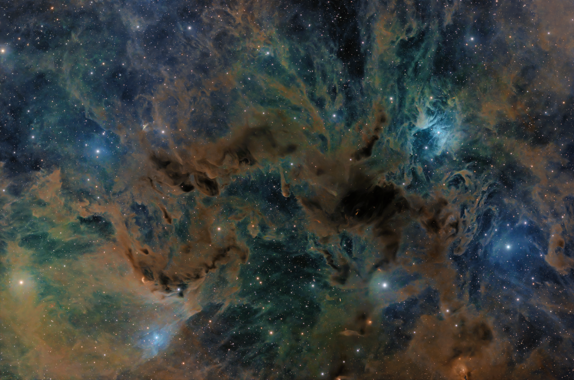 LDN 1455, LDN 1451, LDN 1448 - Perseus Molecular Clouds