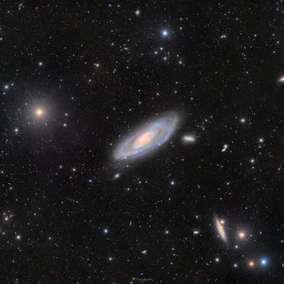 M106 Galaxy - Deep field