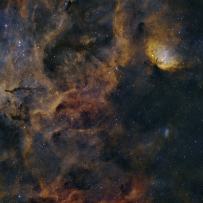 SH2-101 — A Tulip Amongst the Chaos