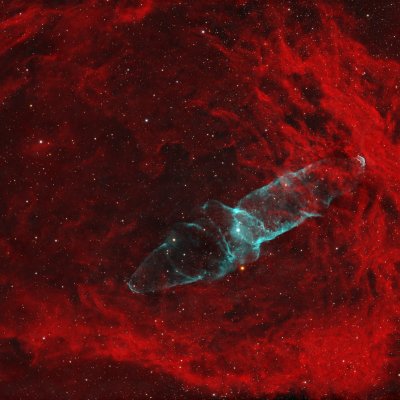 Sh2 129 - HOO - RGB Stars