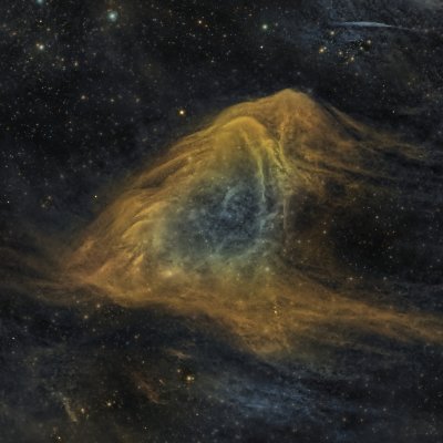 Sh2-63 Eagle Ray Dust Nebula