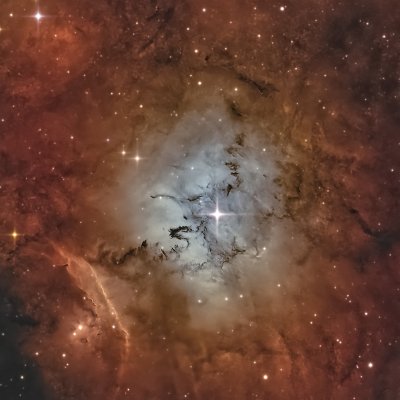 The Chinese Dragon Nebula Closeup NGC 6559