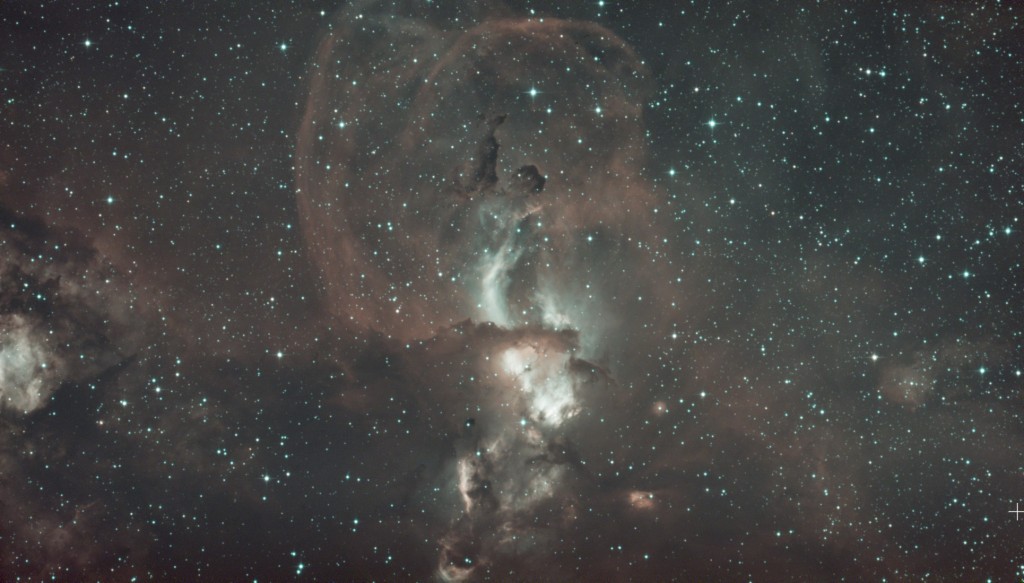 Statue of Liberty Nebula · NGC 3576 - in narrowband - STF Preview - Sky-Watcher 200PDS