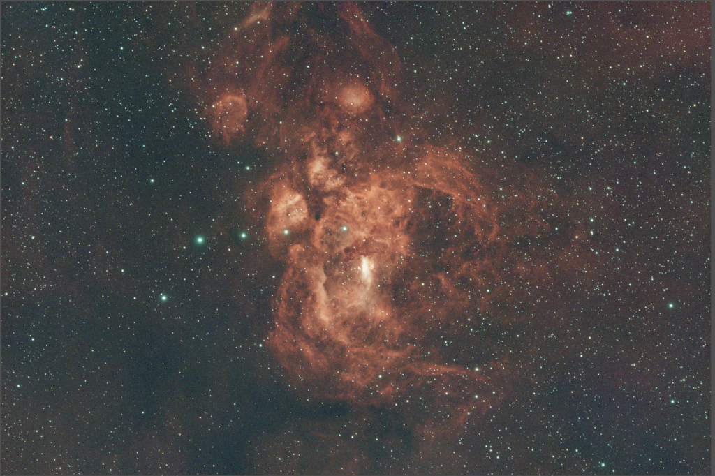 Lobster / War and Peace Nebula (NGC 6357) - STF Preview - Askar 91F APO Refractor