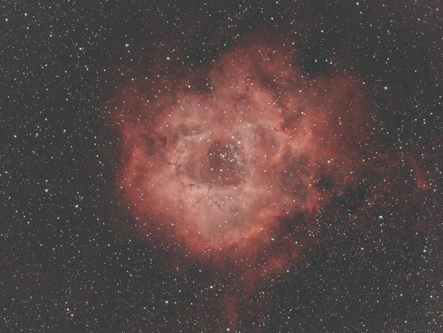 Rosette Nebula NGC 2237 - STF Preview - NIKON 400mm f/2.8